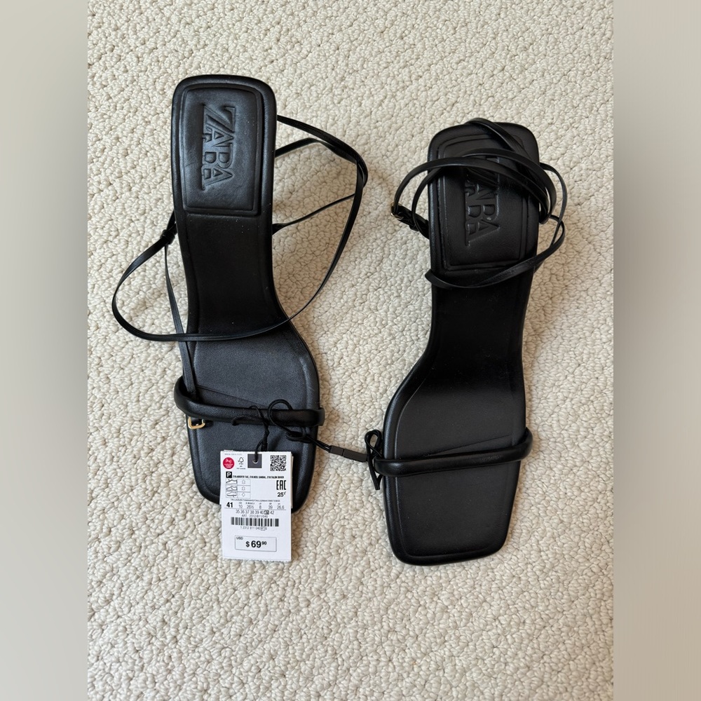 Zara heels new w/ tags on 🏷️size 10 $69.90 retail